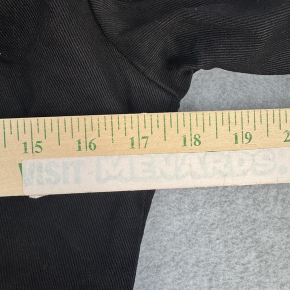 VTG Tripp NYC Jacket Womens M Black Faux Fur Goth Punk Hook Eye Asymmetrical Y2K - Picture 10 of 11